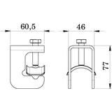 1814 FT D37, Zacisk uziomu z kontrwanienką