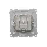 Simon Basic Gniazdo antenowe R-TV zakończeniowe do gniazd przelotowych 1x wejście: 5–862 MHz biały