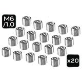 Wkłady do naprawy gwintów M6, 20 szt.