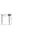 ENDURA GARDEN SOL SPOT WALLSPIKE DG