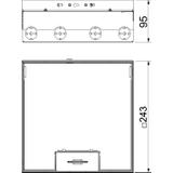 UDHOME9 2V, Kompl. kaseta zasil., bez puszek.instal.