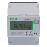LICZNIK ENERGII ELEKTRYCZNEJ - TRÓJFAZOWY, WYŚWIETLACZ LCD, KL.1, 3X230,400V, 3X10(100A)