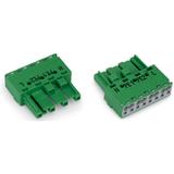 WINSTA gniazdo 4-torowe zielone kodowanie Q