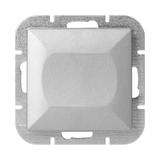 Łącznik krzyżowy podtynkowy Pearl, 10A, 250V, WP-8P, srebrny