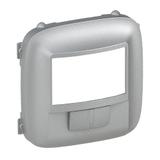Valena Allure Plakietka Łącznika Automatycznego Bez Zacisku N Z Przełącznikiem On/Off Aluminium 752380 LEGRAND