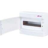 Rozdzielnica natynkowa 1x12 drzwi białe ECT12PO 001101006 ETI