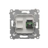 Simon 54 Gniazdo światłowodowe / optyczne pojedyncze SC/APC biały