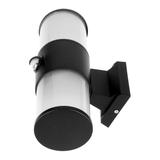 DALIA oprawa ogrodowa z czujnikiem PIR, 2xE27, max. 2x15W, IP54, czarna