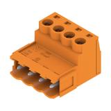 SLS 5.08/04/180B SN OR BX Wtyk PCB (złącze wiązki), 5.08 mm, Liczba biegunów: 4, Przyłącze z jarzmem /84szt./ 1627260000 WEIDMÜLLER