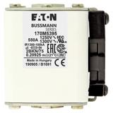 FUSE 550A 1250V 2BKN/75 AR CU Wkładka szybka 550A AC 1250V rozmiar 2 61x75x77 mm aR IEC UL 170M5395