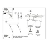 Sollux Plafon ORBIS 2 biały SL.0056