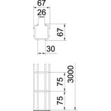 SIATKOWE KORYTKO KAB.50X50 FT
