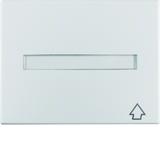 BERKER K.5 Pierścień adaptacyjny z pokrywą i polem adaptacyjnym aluminium 11547103 HAGER