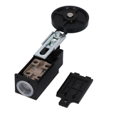 ŁĄCZNIK KRAŃCOWY (TWORZYWO) POPYCHACZ Z ROLKĄ