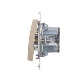 SIMON 54 WMDL-011xP2-044 Przycisk pojedynczy zwierny z podświetleniem LED bez piktogramu (moduł) 16A