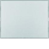 BERKER KNX e/s K.x Przycisk pojedynczy z polem opisowym z diodami LED RGB i czujnikiem temperatury aluminium 80161774 HAGER