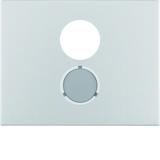 BERKER K.5 Płytka czołowa do gniazda głośnikowego aluminium 11847003 HAGER