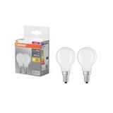 Lampa LED BASE Classic P40 4W/827 230V szkło matowe E14 FS2 OSRAM