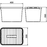 TB PB 40, Zestaw puszek odg. w pojemniku 22l