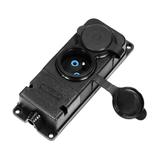 Rozgałęźnik bryzgoszczelny i odporny na uderzenia IP44 2 gniazda 16A 230V AC gumowy uniep OR-AE-1316