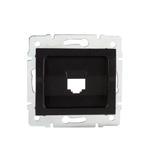 LOGI 02-1399-042 cm Adapter gniazda RJ45 LOGI 02-1399-042 cm kolor czarny mat KANLUX