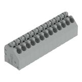 listwa zaciskowa do pł. drukowanych 13-bieg. szara raster 3,5 mm /25szt./ WAGO