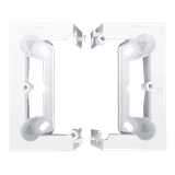 Simon 10 Puszka natynkowa pojedyncza składana. Głębokość 40mm biały