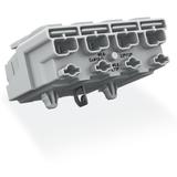 złączka zasilająca 4-biegunowa ze stopkami ze styk. PE