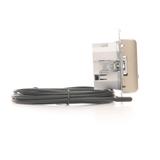 Simon 54 Regulator temperatury z wyświetlaczem z czujnikiem zewnętrznym 16(2) A 230V złoty mat *W ko