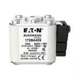 FUSE 250A 690V 1BKN/50 AR UC Wkładka szybka 250A AC 690V rozmiar 1 aR IEC UL pojedyczny wskaźn 170M4
