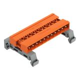 MCS-MIDI Classic wtyk dwustronny 11-bieg. pomarańczowy raster 5,08 mm /25szt./ WAGO