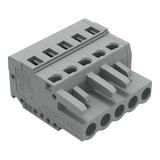 MCS-MIDI Classic gniazdo 5-bieg. szare raster 5 mm /100szt./ WAGO