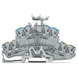 TOPJOBS złączka 2-piętrowa 2,5 mm2 szara