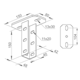 PSC N Podstawa sufitowa