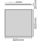 Oprawa PANEL COMPACT 625 V 33W 840 U19
