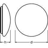 Surface-C LED 400 24W/3000K IP44