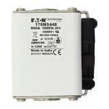 FUSE 800A 1000V 2BKN/80 AR Wkładka szybka 800A AC 1000V rozmiar 2 61x77x81 mm aR IEC UL 170M5448 EAT