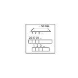 moduł przejściowy z gniazdem D-Sub-Min 25-biegunowy