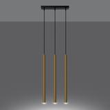 Sollux Lampa Wisząca PASTELO 3L złoty połysk SL.1196