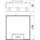 UDHOME4 2V V, Kompl. kaseta zasil., z gn.zasil.