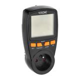 Jednotaryfowy watomierz kalkulator energii z wyświetlaczem LCD jedna taryfa wbudowany akumulator EM-