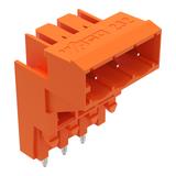 MCS-MIDI Classic wtyk podwyższony 3-bieg. pomarańczowy raster 5,08 mm /100szt./ WAGO
