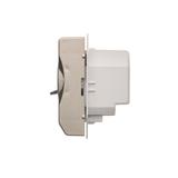 Simon Basic Regulator temperatury z czujnikiem wewnętrznym 16A 230V. Montaż gniazda na wkręty do pus