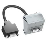 MTS-DB9 F AL1, Wspornik multimedia D-Sub9 z kbl., gn.-gn.