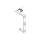 tehalit.BR65/BRS Łącznik pokrywy 65x210 D, biały