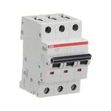 S203M-B50 Wyłącznik nadprądowy 10kA 3P B50A 2CDS273001R0505 ABB