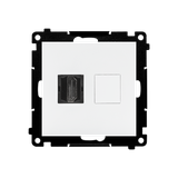 Simon 55 Gniazdo HDMI Biały mat TGHDMI.01/111 KONTAKT