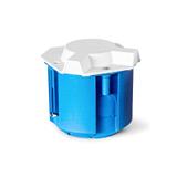 PKS60 ,  Pokrywa przyłączeniowa do przewodów elektroinstalacyjnych na puszkę O 60, biała