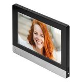 Wideo monitor bezsłuchawkowy, kolorowy, LCD 8", dotykowy, WiFi + APP na telefon, z gniazdem na kartę