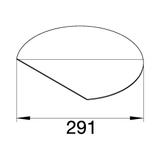 tehalit.VE-EE Wypełnienie kartonowe pokrywy dla cieńszych wykł 1mm VR12 VEDER12P1 HAGER
